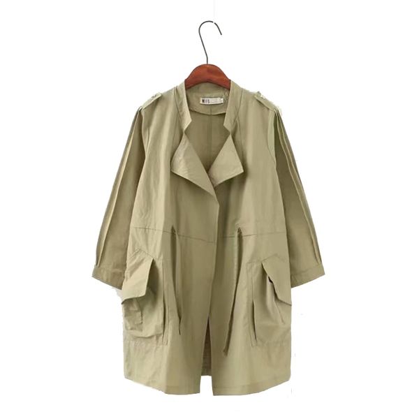 open stitch windbreaker in jackets drawstring long coats ladies autumn jacket women 2018 large sizes of women's jackets, Black;brown
open stitch windbreaker in jackets drawstring long coats ladies autumn jacket women 2018 large sizes of women's jackets, Black;brown