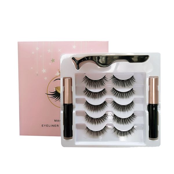 5pcs/box magnetic eyelash with magnetic eyeliner and twizeer natural long lasting eyelashes eye makeup tool j172
5pcs/box magnetic eyelash with magnetic eyeliner and twizeer natural long lasting eyelashes eye makeup tool j172