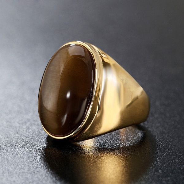 chrysobery cat eye rings vintage attractive titanium steel ring domineering titanium steel ring men casting oval ring for man, Silver
chrysobery cat eye rings vintage attractive titanium steel ring domineering titanium steel ring men casting oval ring for man, Silver