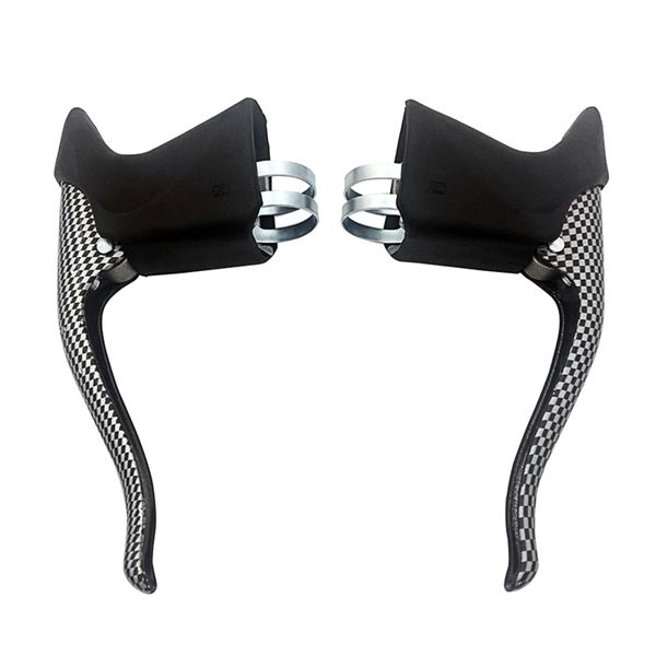 aluminum alloy carbon fiber pattern bicycle front and rear brake handlebar fittings for diameter 22.2-23.8mm
aluminum alloy carbon fiber pattern bicycle front and rear brake handlebar fittings for diameter 22.2-23.8mm