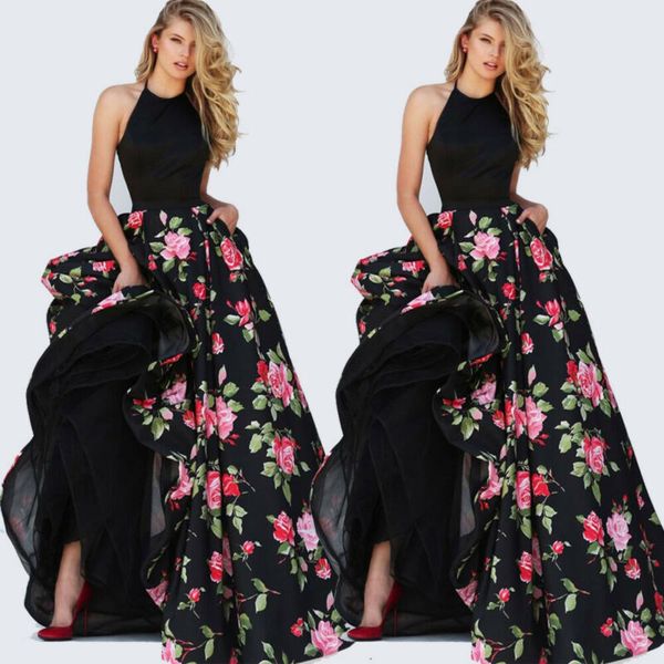2019 women lady satin floral long black print backless maxi dress club wear evening party gown, Black;gray
2019 women lady satin floral long black print backless maxi dress club wear evening party gown, Black;gray