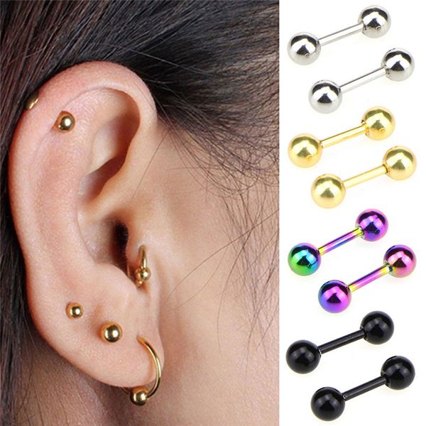 1pair steel ear cartilage piercings studs helix ring body barbell ring jewelry for men women pet supplies, Slivery;golden
1pair steel ear cartilage piercings studs helix ring body barbell ring jewelry for men women pet supplies, Slivery;golden