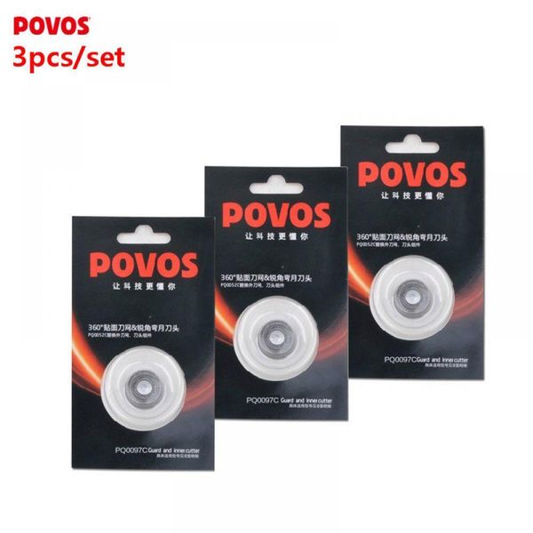 3pcs/set povos electric shaver razor blade cutter rotary type applicable models 8602 8606 8508 8100 8300 9100 pw831 and so on
3pcs/set povos electric shaver razor blade cutter rotary type applicable models 8602 8606 8508 8100 8300 9100 pw831 and so on