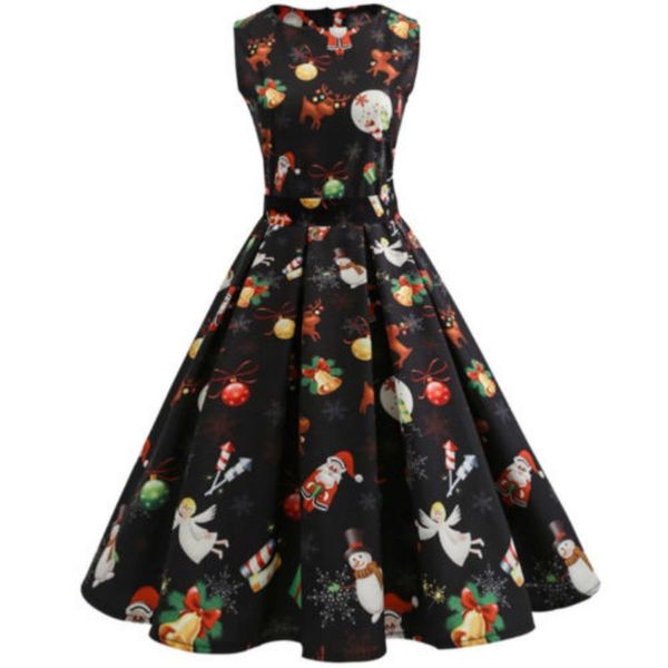 2017 new women swing dress santa claus deer christmas print vintage cocktail party dress size s-xl, Black;gray
2017 new women swing dress santa claus deer christmas print vintage cocktail party dress size s-xl, Black;gray