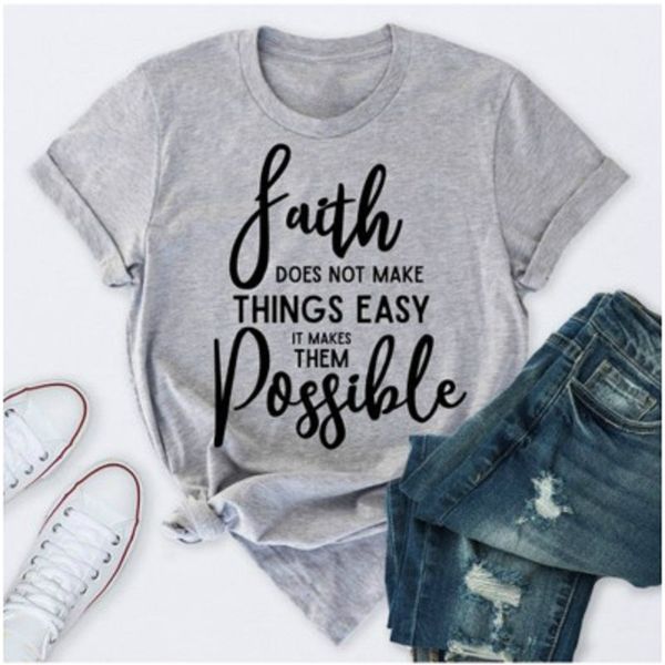 faith does not make things easy letter printed women casual funny harajuku hipster tee t-shirt, White
faith does not make things easy letter printed women casual funny harajuku hipster tee t-shirt, White