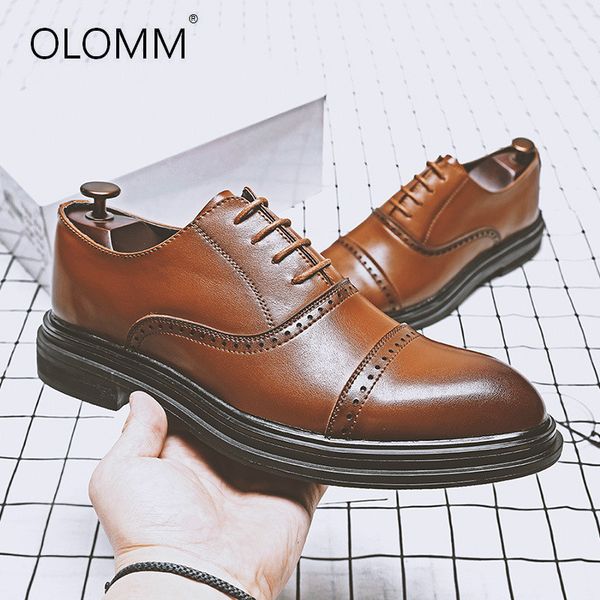 fashion mens shoes autumn business dress brock england leather retro single shoes zapatos de hombre mens dress, Black
fashion mens shoes autumn business dress brock england leather retro single shoes zapatos de hombre mens dress, Black