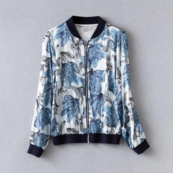 2020 new ladies fashion long sleeve stand collar printed cardigan jacket 0626, Black;brown
2020 new ladies fashion long sleeve stand collar printed cardigan jacket 0626, Black;brown