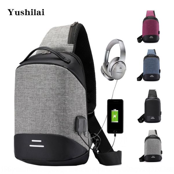 couple chest 2020usb chest with charging hole simple men's large capacity shoulder bag single shoulder diagonal bag, White
couple chest 2020usb chest with charging hole simple men's large capacity shoulder bag single shoulder diagonal bag, White