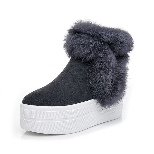 women's boots 2019 new arrive winter snow short boots for girls female genuine leather women ankle real fur shoes woman, Black
women's boots 2019 new arrive winter snow short boots for girls female genuine leather women ankle real fur shoes woman, Black
