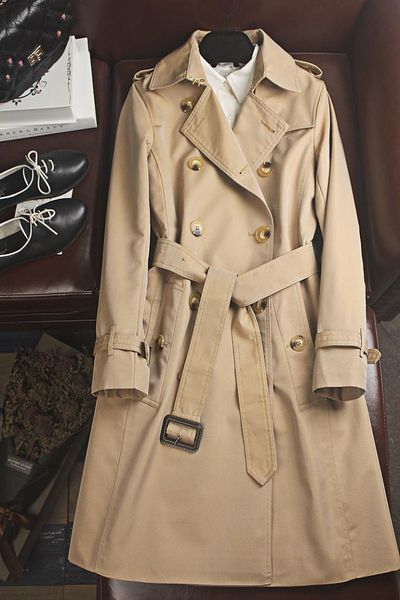 obrix new style trendy female trench autumn spring fashionable cotton long solid color coat for women, Tan;black
obrix new style trendy female trench autumn spring fashionable cotton long solid color coat for women, Tan;black