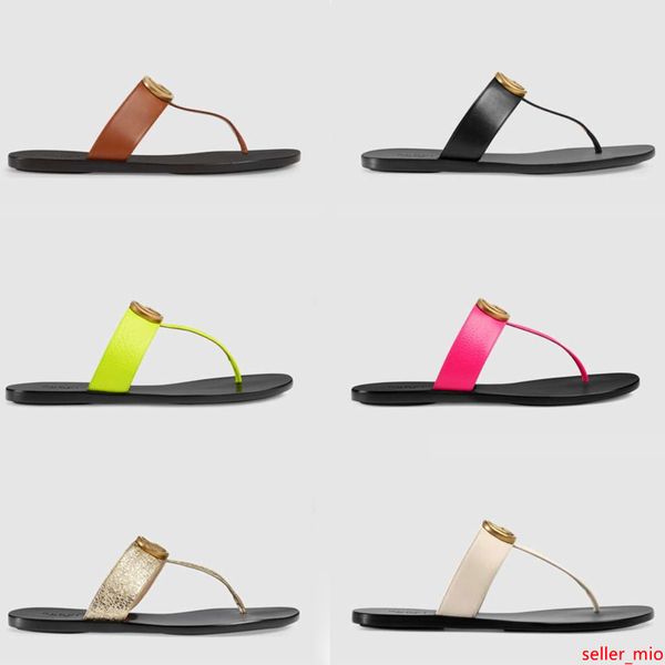 luxury designer slides women flip flops leather women sandal with double metal black white brown slippers summer beach sandals with us11
luxury designer slides women flip flops leather women sandal with double metal black white brown slippers summer beach sandals with us11