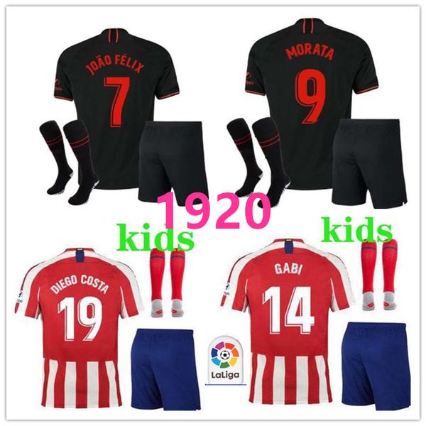 19 20 kids soccer jerseys kit 2019 2020 llorente soccer shirt kit joao felix child, Black
19 20 kids soccer jerseys kit 2019 2020 llorente soccer shirt kit joao felix child, Black