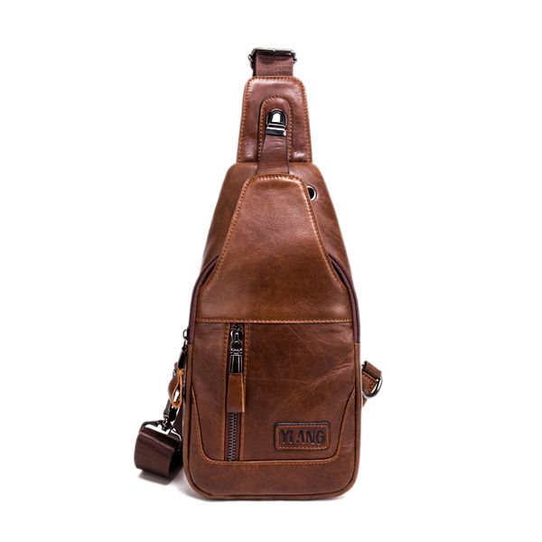 yiang genuine leather men sling chest pack first layer cowhide messenger shoulder bags fashion male cross body bags, coffee
yiang genuine leather men sling chest pack first layer cowhide messenger shoulder bags fashion male cross body bags, coffee