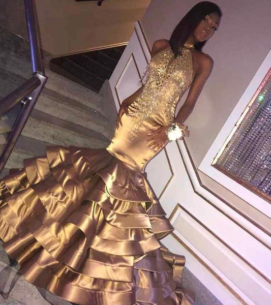gold color prom dresses african black girls mermaid halter neck holidays graduation wear evening party gowns plus size
gold color prom dresses african black girls mermaid halter neck holidays graduation wear evening party gowns plus size