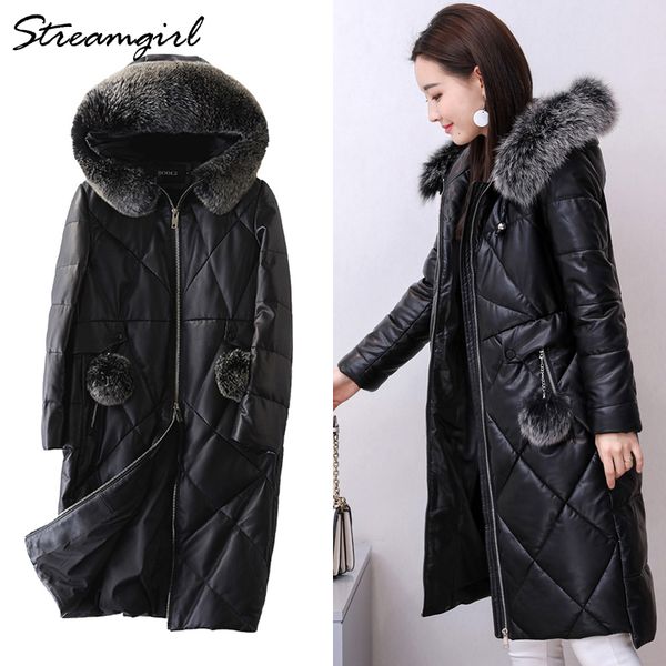 streamgirl 2018 jacket women winter parkas long hooded parka real fur hood pu parka women jacket winter long coats ladies, Black
streamgirl 2018 jacket women winter parkas long hooded parka real fur hood pu parka women jacket winter long coats ladies, Black