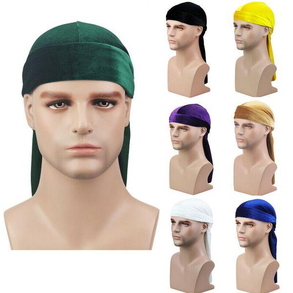 new men women skullies beanies velvet silky turag hat bandannaturban long tail pirate cap headwear, Blue;gray
new men women skullies beanies velvet silky turag hat bandannaturban long tail pirate cap headwear, Blue;gray