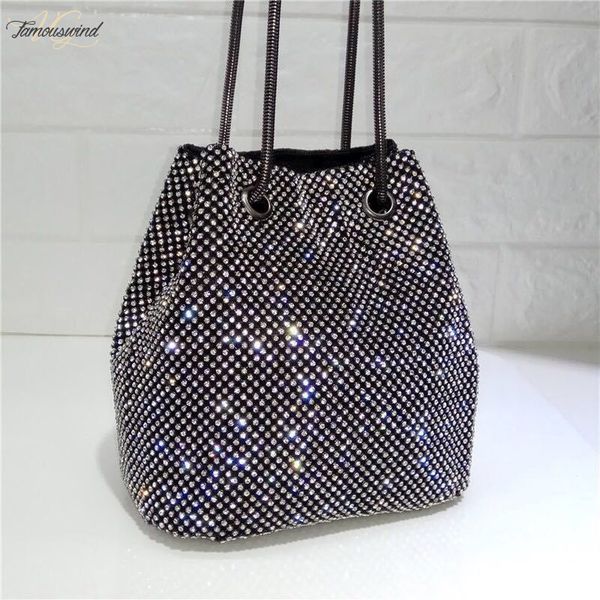 2020 new black and silver super flash open rhinestone bag bucket bag women purses and handbags
2020 new black and silver super flash open rhinestone bag bucket bag women purses and handbags