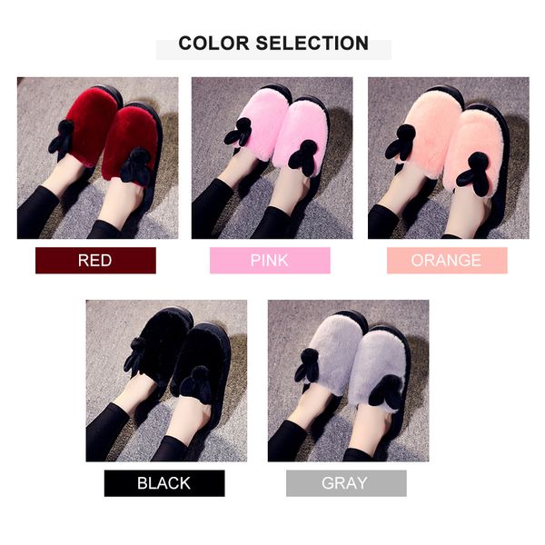 fznyl cute rabbit design slippers women winter casual home shoes warm non-slip house flip flops ladies indoor furry flats y200424, Black
fznyl cute rabbit design slippers women winter casual home shoes warm non-slip house flip flops ladies indoor furry flats y200424, Black