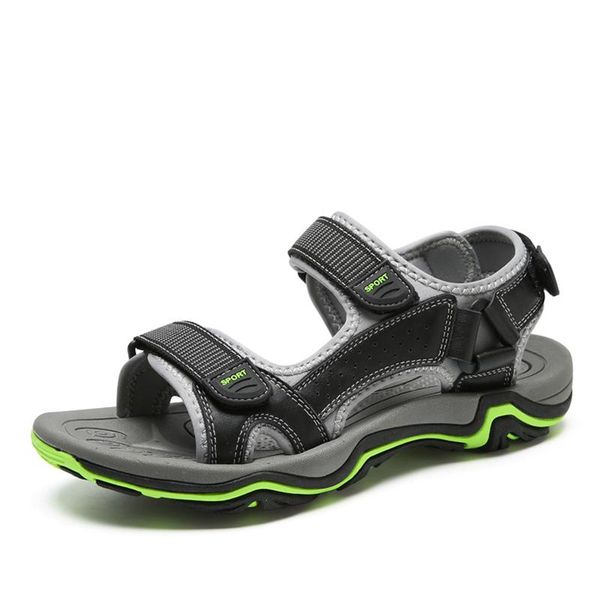 sandals men summer real leather nonsplit soft comfortable shoes fashion casual sandalias hombre, Black
sandals men summer real leather nonsplit soft comfortable shoes fashion casual sandalias hombre, Black