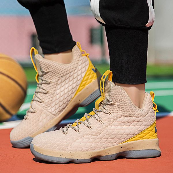 2020 new shock-absorbing four-sided elastic mesh basketball shoes wear-resistant casual large men's sports shoes outdoor running shoes, Black
2020 new shock-absorbing four-sided elastic mesh basketball shoes wear-resistant casual large men's sports shoes outdoor running shoes, Black
