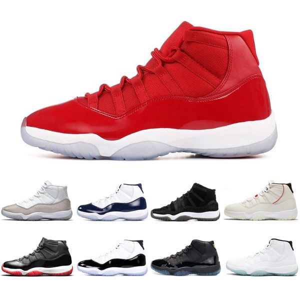 jumpman 11 bred 2019 11s men women basketball shoes concord metallic silver cherry mens trainers sports sneakers size 5.5-13
jumpman 11 bred 2019 11s men women basketball shoes concord metallic silver cherry mens trainers sports sneakers size 5.5-13