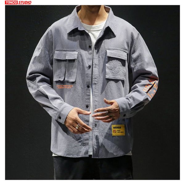 dropshipping мужчины streetwear твердые рубашки с длинным рукавом 2019 мужские японские комбинезоны повседневные карманные рубашки мужской s, White;black
dropshipping мужчины streetwear твердые рубашки с длинным рукавом 2019 мужские японские комбинезоны повседневные карманные рубашки мужской s, White;black