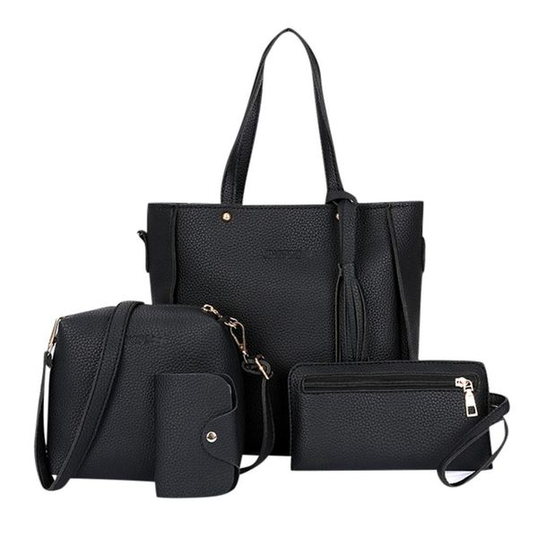 2019 new 4 pcs woman bag set composite bag shoulder messenger wallet handbag luxury handbags purses solid color
2019 new 4 pcs woman bag set composite bag shoulder messenger wallet handbag luxury handbags purses solid color