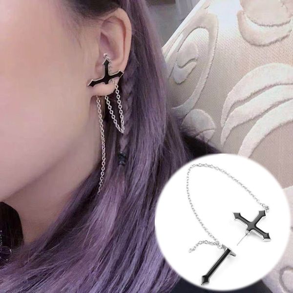 earrings for women cross exaggeration exaggerated modern metal christian chain drop dangle earrings vintage statement, Silver
earrings for women cross exaggeration exaggerated modern metal christian chain drop dangle earrings vintage statement, Silver