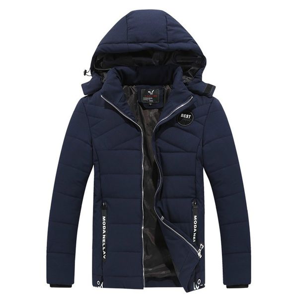 2018 winter men jacket coats windproof male warm cotton padded men autumn thicken hooded jacket plus size l-4xl, Black
2018 winter men jacket coats windproof male warm cotton padded men autumn thicken hooded jacket plus size l-4xl, Black