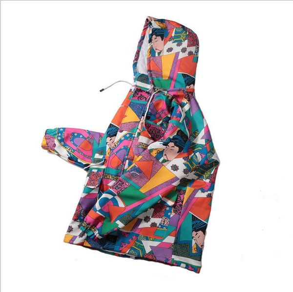 and thick print trench coat autumn jacket men graffiti loose hip-hop hooded women medium length coat iqrog, Black
and thick print trench coat autumn jacket men graffiti loose hip-hop hooded women medium length coat iqrog, Black