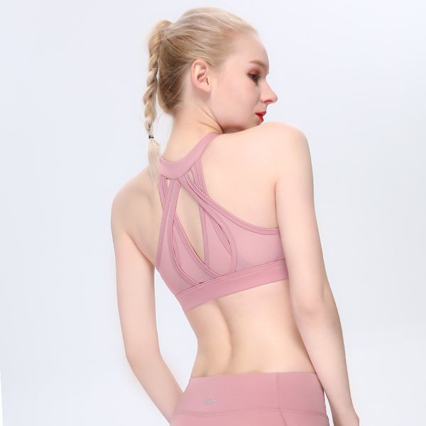 2020 new style gauze beauty back sports vest women's -resistant push up running high strength fitness underwear yoga bra, White;black
2020 new style gauze beauty back sports vest women's -resistant push up running high strength fitness underwear yoga bra, White;black