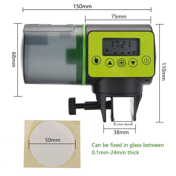 automatic fish feeder electric auto vacation moisture-proof food dispenser for aquarium other aquarium fish
automatic fish feeder electric auto vacation moisture-proof food dispenser for aquarium other aquarium fish
