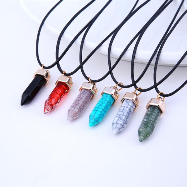 elegant women pendant necklaces collier pretty semi-precious larvikite colored crackled quartz necklace fashion jewelry 2020, Silver
elegant women pendant necklaces collier pretty semi-precious larvikite colored crackled quartz necklace fashion jewelry 2020, Silver