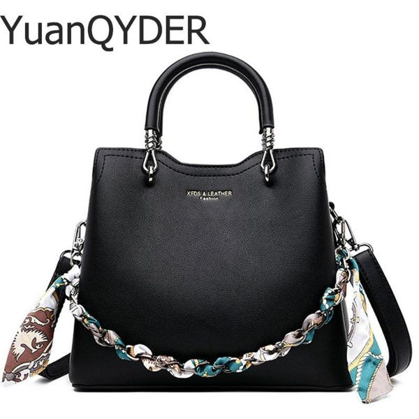 woman handbags leather bag female scarf chain shoulder crossbody bags for women party purse ladies black totes sac
woman handbags leather bag female scarf chain shoulder crossbody bags for women party purse ladies black totes sac