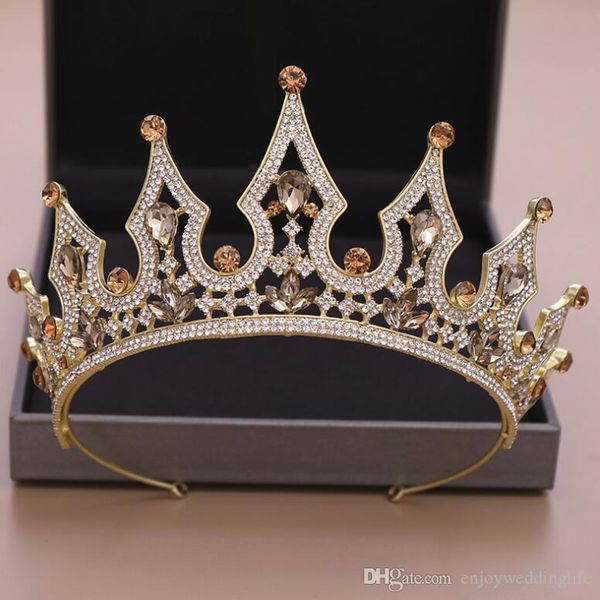 new design luxury crystals wedding crown silver gold rhinestone princess queen bridal tiara crown hair accessories high quality
new design luxury crystals wedding crown silver gold rhinestone princess queen bridal tiara crown hair accessories high quality