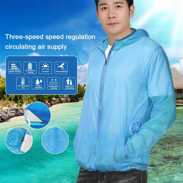 summer cooling clothes set usb heatstroke air conditioning suit parent-child uv protection clothing with fan
summer cooling clothes set usb heatstroke air conditioning suit parent-child uv protection clothing with fan