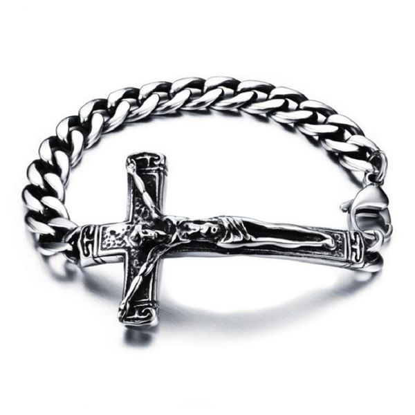 catholic crucifixion, christian faith, religious casting fashion bracelet, Black
catholic crucifixion, christian faith, religious casting fashion bracelet, Black