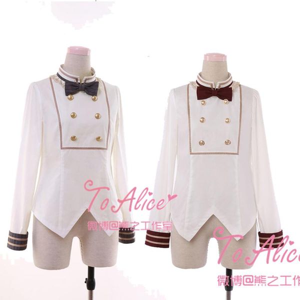 royal school series women's long sleeve blouse bowknot tie double breast cute lolita white shirt
royal school series women's long sleeve blouse bowknot tie double breast cute lolita white shirt