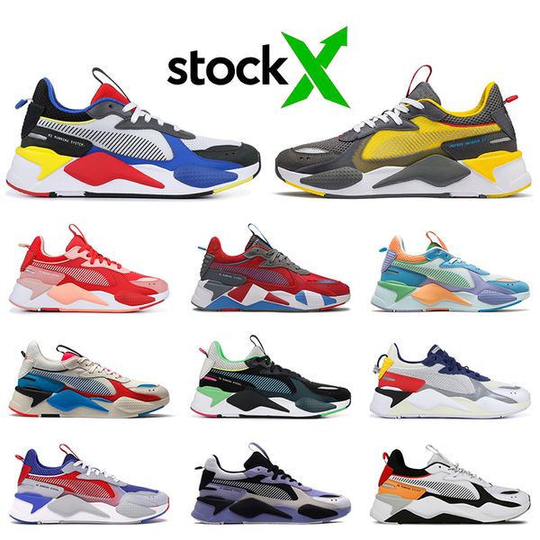 

wholesale puma rs-x running shoes for men women toys transformers yellow rs x motorsport reinvention tennis sports sneakers, White;red