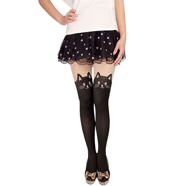 socks & hosiery 1 pair women's tall girls lady cartoon fake pantyhose wild child stitching bottoming barreled stretch tights cat print, Black;white
socks & hosiery 1 pair women's tall girls lady cartoon fake pantyhose wild child stitching bottoming barreled stretch tights cat print, Black;white