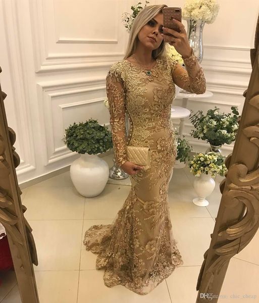 gold lace beaded 2019 evening dresses mermaid long sleeves vintage prom dresses charming pageant formal party gowns, Black;red
gold lace beaded 2019 evening dresses mermaid long sleeves vintage prom dresses charming pageant formal party gowns, Black;red