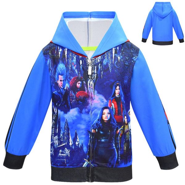 2020 new 3-11t descendants 3d printed clothes winter jackets for boys children windbreaker outerwear cosplay costume sport, Blue;gray 
2020 new 3-11t descendants 3d printed clothes winter jackets for boys children windbreaker outerwear cosplay costume sport, Blue;gray
