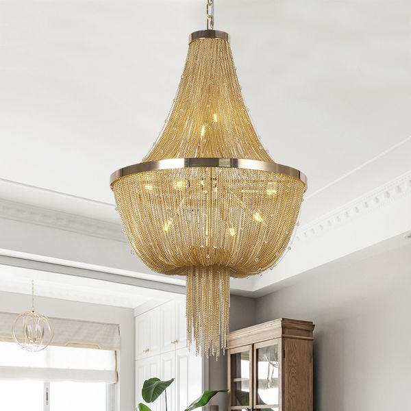 modern gold chandeliers lighting living room luxury chandelier with silver fringe for bedroom aluminum chain fixture for kitchen
modern gold chandeliers lighting living room luxury chandelier with silver fringe for bedroom aluminum chain fixture for kitchen