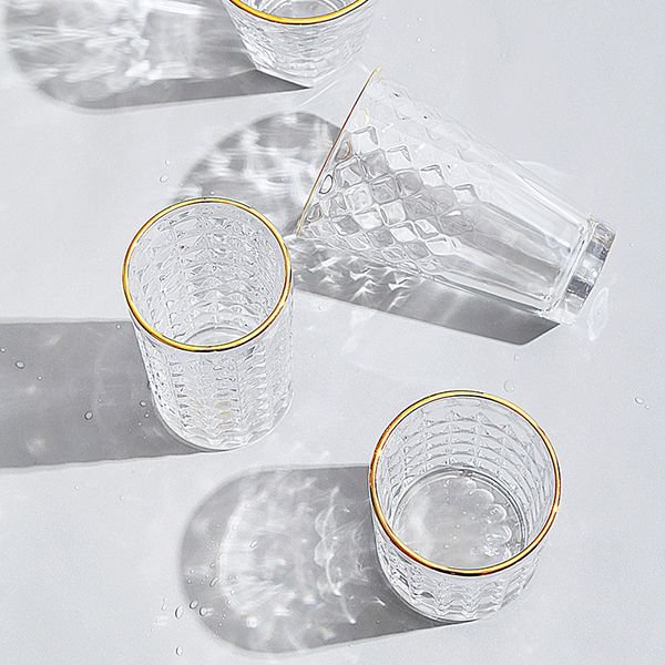 high-grade gold rim whisky glass crystal cup tazas garrafa wine vasos vidrio bardak verre copas champagne glass wedding cups
high-grade gold rim whisky glass crystal cup tazas garrafa wine vasos vidrio bardak verre copas champagne glass wedding cups