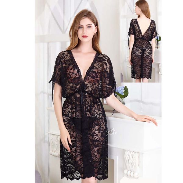 women satin lace sling v-neck sleepwear babydoll lingerie nightdress pajamas net yarn pajamas embroidery perspective underwear, Black;red
women satin lace sling v-neck sleepwear babydoll lingerie nightdress pajamas net yarn pajamas embroidery perspective underwear, Black;red