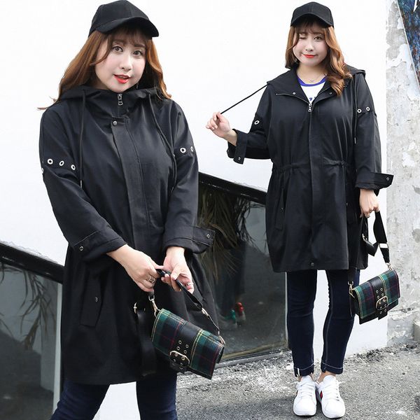 women's trench coats female windbreaker coat loose large size causal hooded jackets winter windproof long outwear famale 4xl w2021, Tan;black
women's trench coats female windbreaker coat loose large size causal hooded jackets winter windproof long outwear famale 4xl w2021, Tan;black
