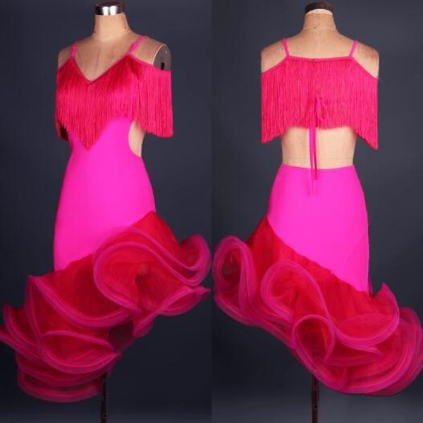 stage wear latin dance dress adults green rosy purple tassels sleeveless competition dresses samba dancing costumes clothes wea, Black;red
stage wear latin dance dress adults green rosy purple tassels sleeveless competition dresses samba dancing costumes clothes wea, Black;red