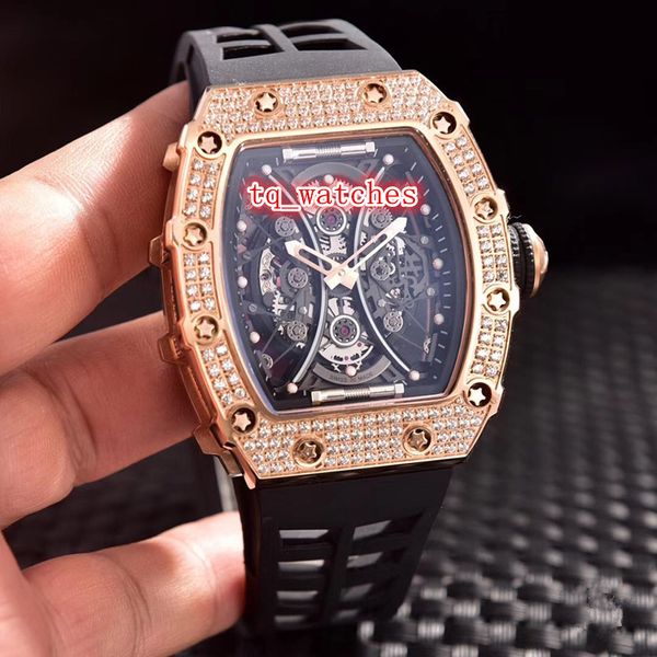 new boutique men's wristwatch black waterproof rubber strap watch diamond case watches 8215 automatic mechanical sports watches, Slivery;brown
new boutique men's wristwatch black waterproof rubber strap watch diamond case watches 8215 automatic mechanical sports watches, Slivery;brown