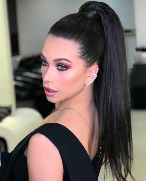 18inch straight ponytail hair extension human hair wrap around ponytail hairpiece 140g natural black 1b color
18inch straight ponytail hair extension human hair wrap around ponytail hairpiece 140g natural black 1b color