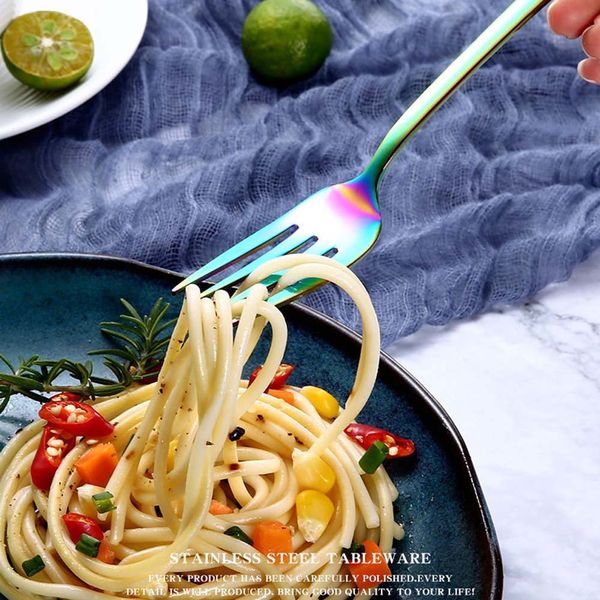 1pc stainless steel rainbow color long handle spoons forks soup scoop ice cream tea coffee spoon tableware dinnerware cutlery
1pc stainless steel rainbow color long handle spoons forks soup scoop ice cream tea coffee spoon tableware dinnerware cutlery